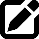 Alt Square Pencil SVG Icon